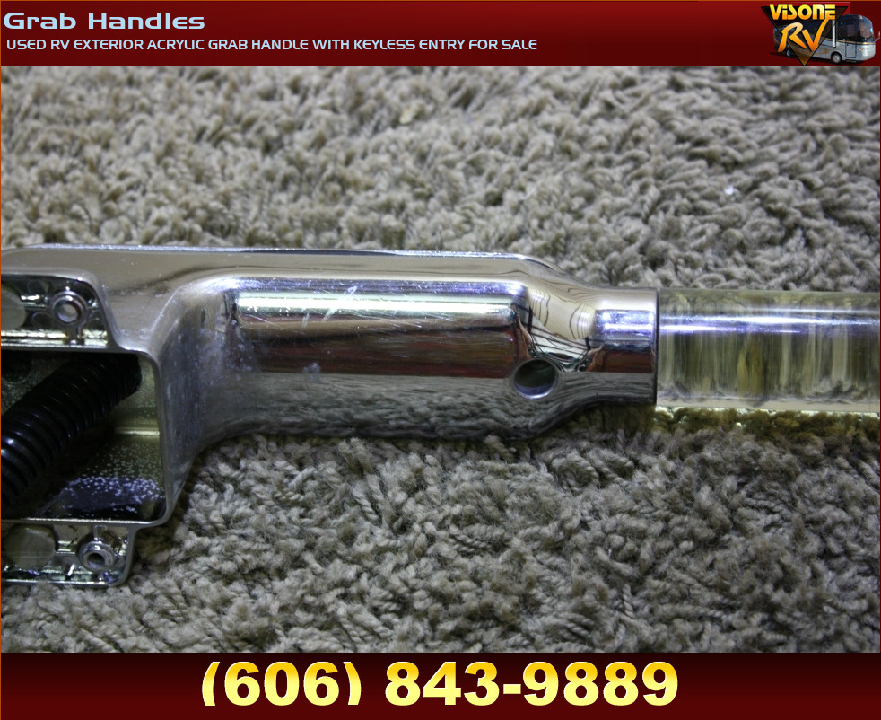 RV Accessories USED RV EXTERIOR ACRYLIC GRAB HANDLE WITH KEYLESS ENTRY