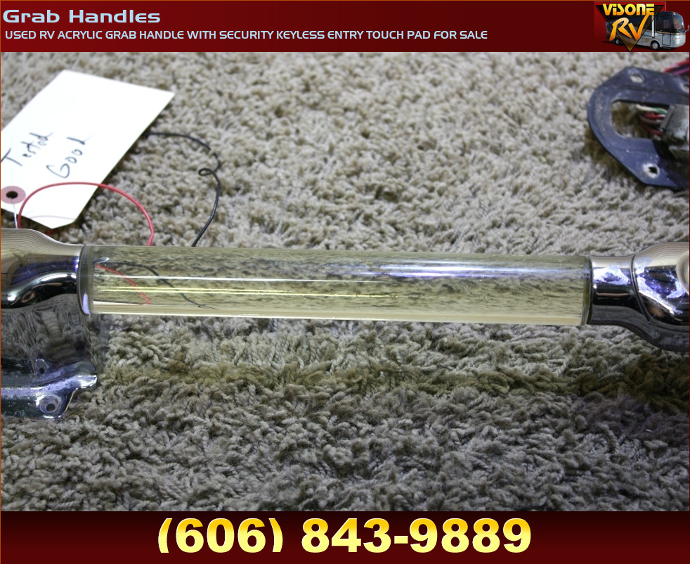 RV Accessories USED RV ACRYLIC GRAB HANDLE WITH SECURITY KEYLESS ENTRY