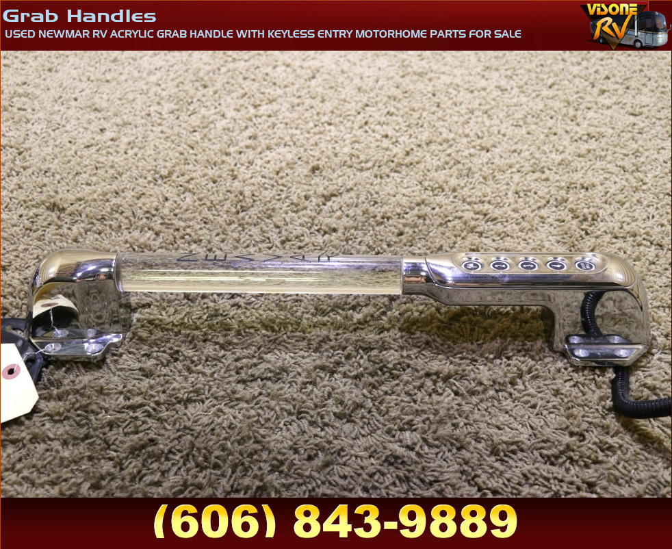 RV Accessories USED NEWMAR RV ACRYLIC GRAB HANDLE WITH KEYLESS ENTRY