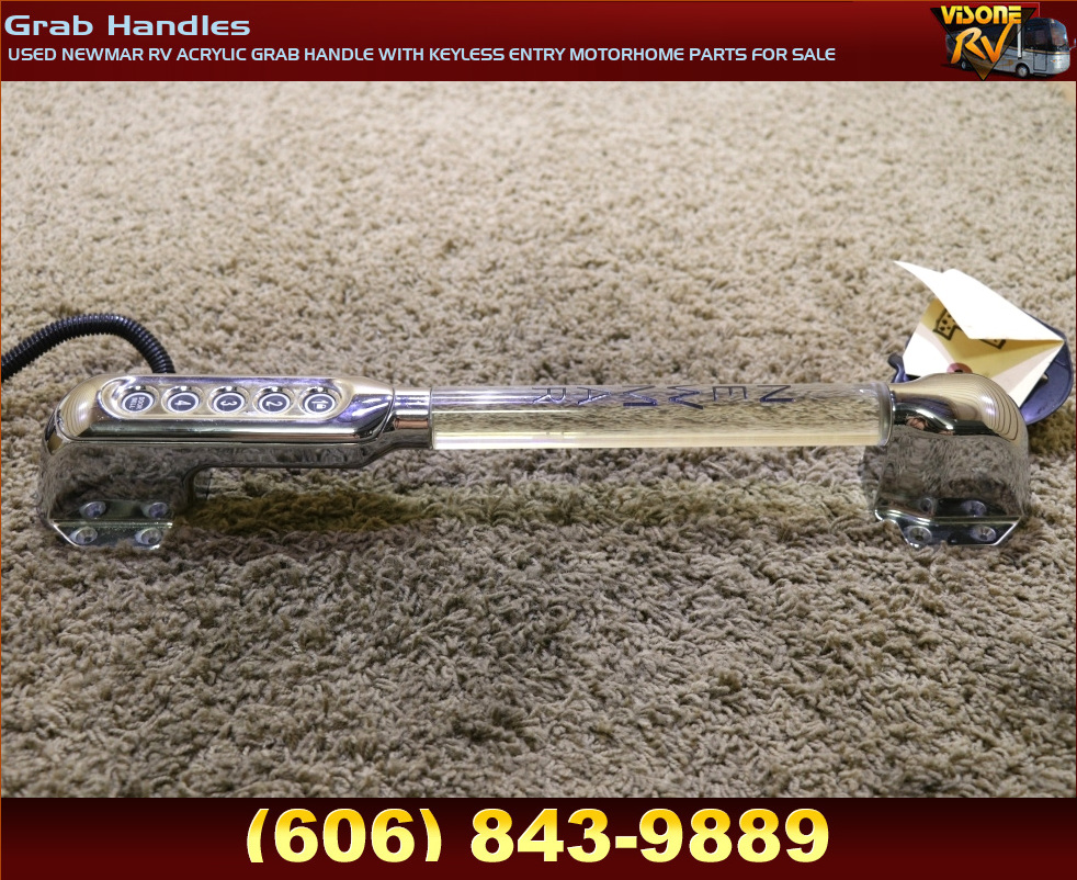 RV Accessories USED NEWMAR RV ACRYLIC GRAB HANDLE WITH KEYLESS ENTRY