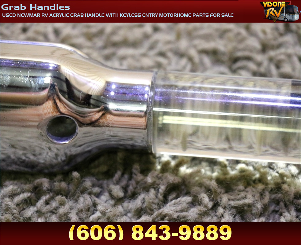 RV Accessories USED NEWMAR RV ACRYLIC GRAB HANDLE WITH KEYLESS ENTRY