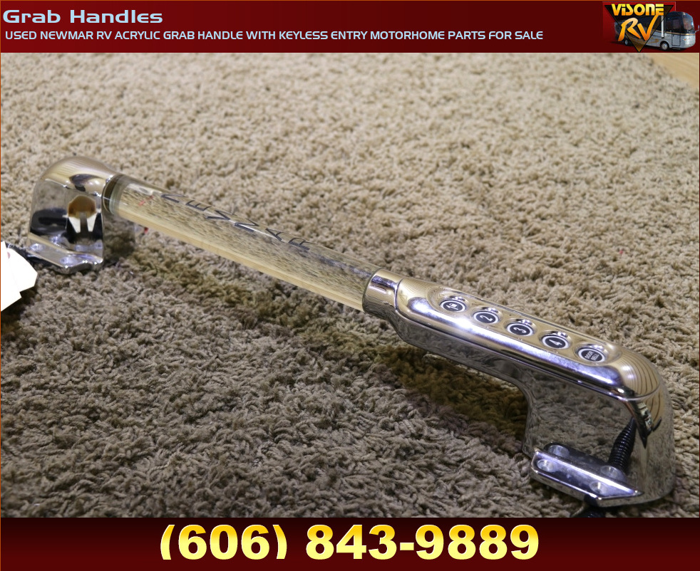 RV Accessories USED NEWMAR RV ACRYLIC GRAB HANDLE WITH KEYLESS ENTRY