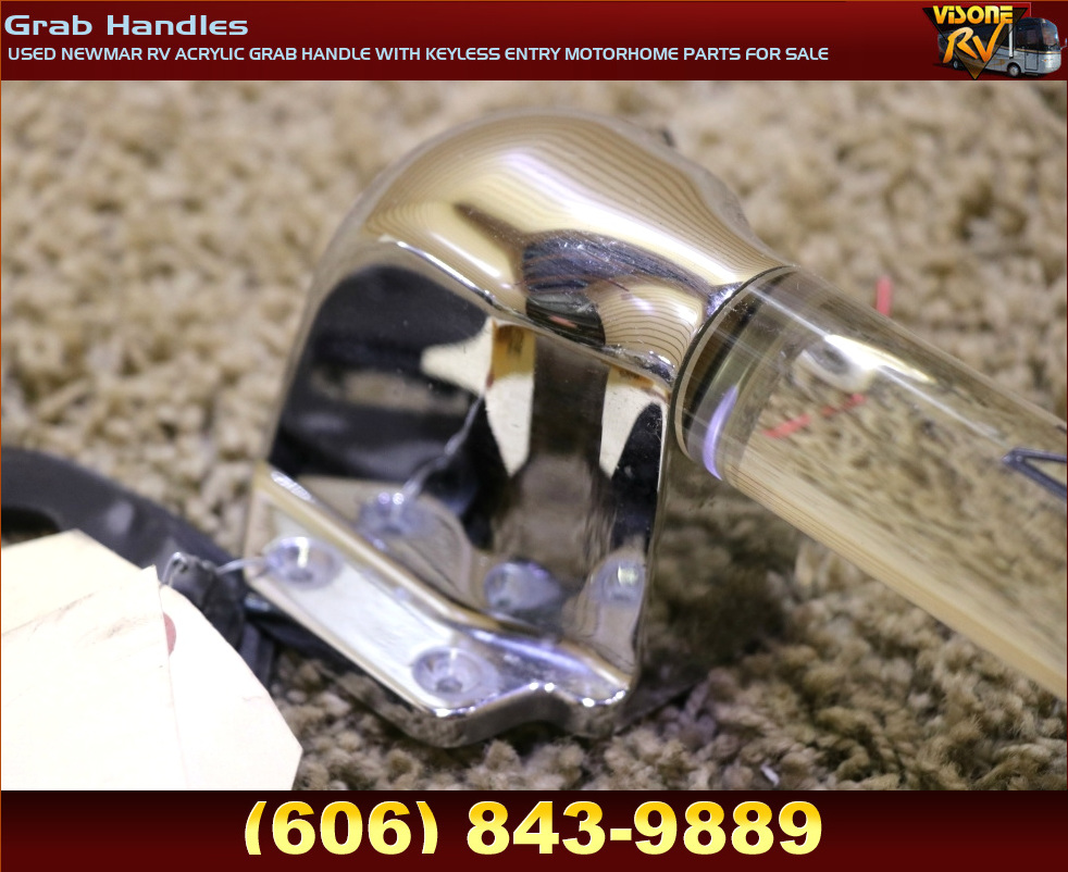 RV Accessories USED NEWMAR RV ACRYLIC GRAB HANDLE WITH KEYLESS ENTRY