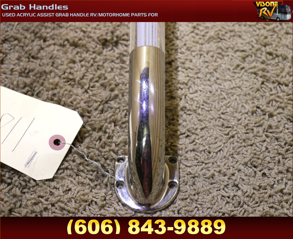 RV Accessories USED ACRYLIC ASSIST GRAB HANDLE RV/MOTORHOME PARTS FOR