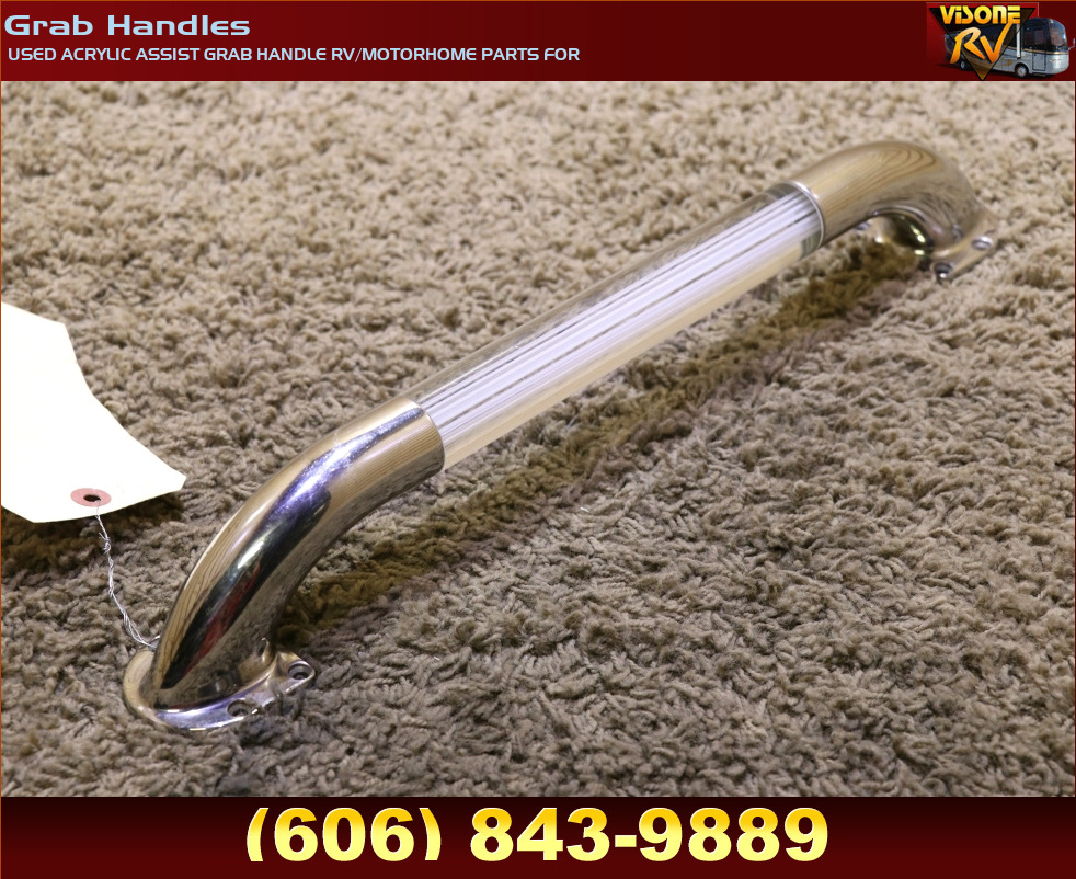 RV Accessories USED ACRYLIC ASSIST GRAB HANDLE RV/MOTORHOME PARTS FOR