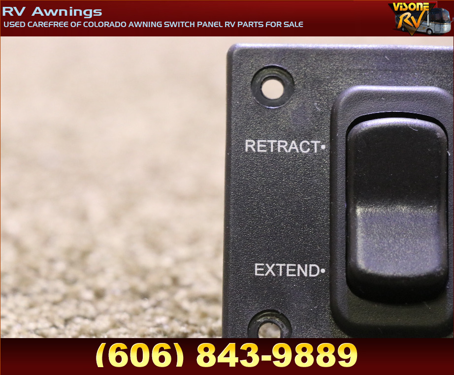 RV Accessories USED CAREFREE OF COLORADO AWNING SWITCH PANEL RV PARTS