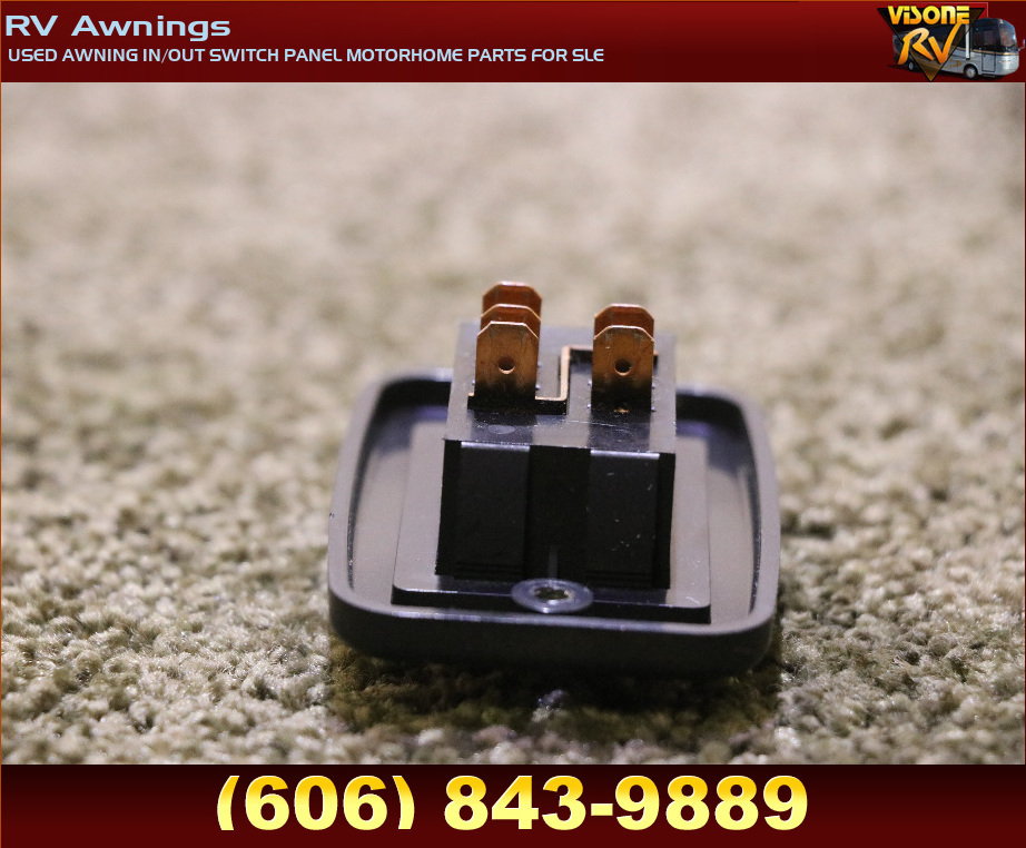 RV Accessories USED AWNING IN/OUT SWITCH PANEL MOTORHOME PARTS FOR SLE