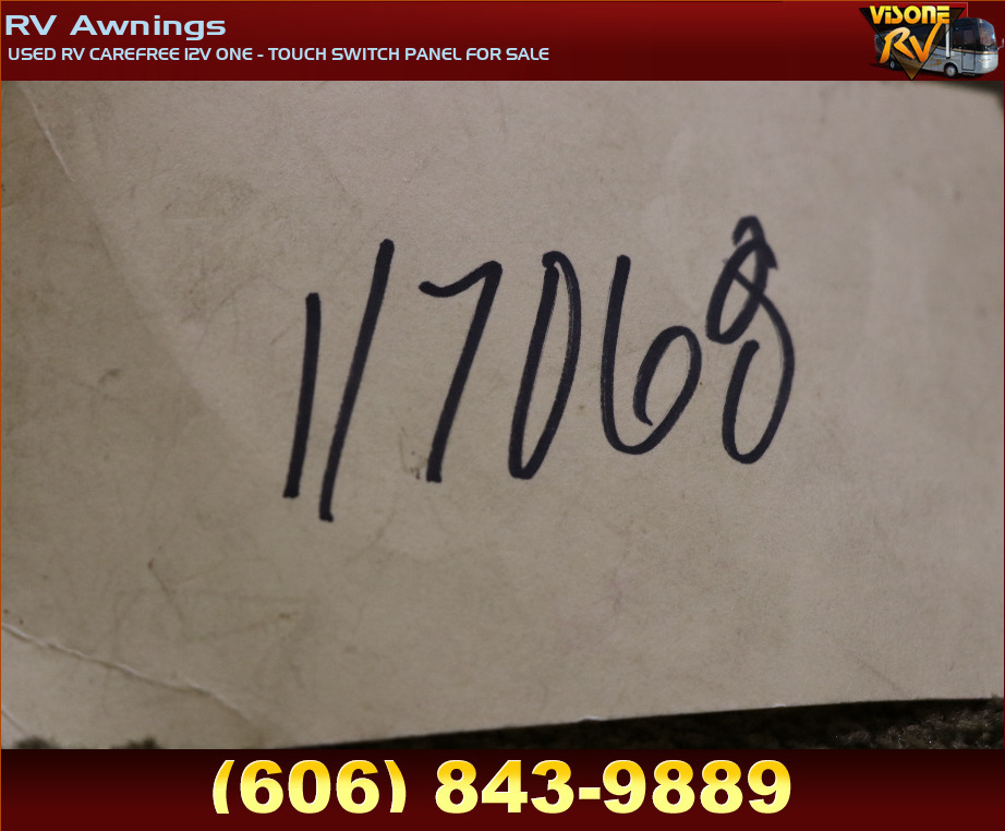 RV Accessories USED RV CAREFREE 12V ONE TOUCH SWITCH PANEL FOR SALE RV Awnings CAREFREE