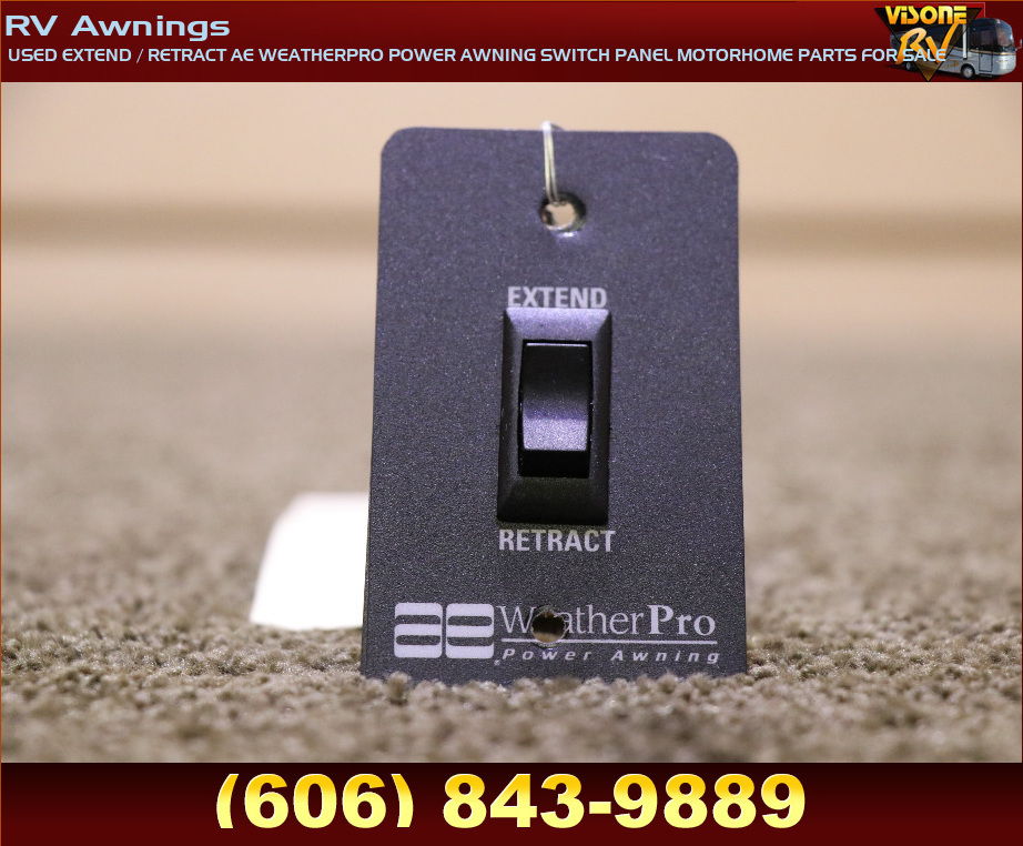 RV Accessories USED EXTEND / RETRACT AE WEATHERPRO POWER AWNING SWITCH