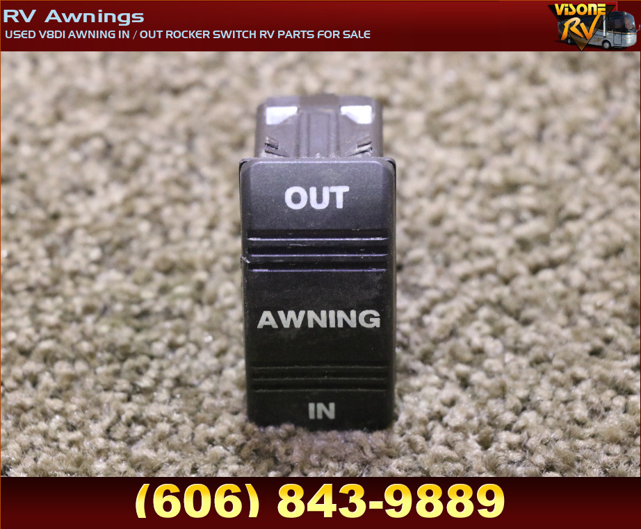 RV Accessories USED V8D1 AWNING IN / OUT ROCKER SWITCH RV PARTS FOR