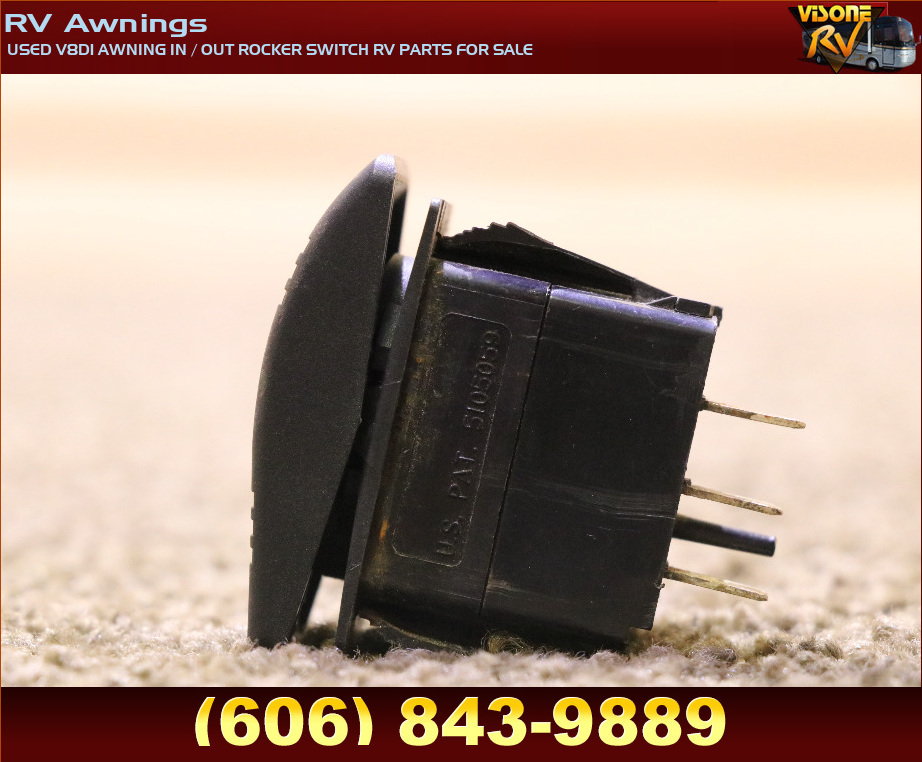 RV Accessories USED V8D1 AWNING IN / OUT ROCKER SWITCH RV PARTS FOR
