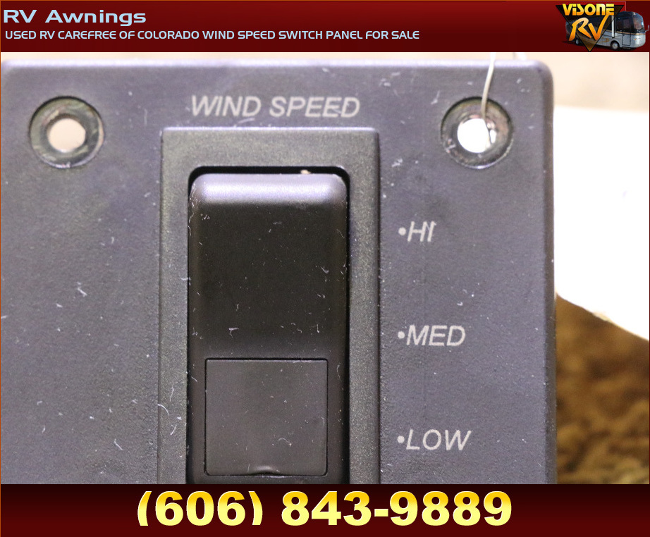 RV Accessories USED RV CAREFREE OF COLORADO WIND SPEED SWITCH PANEL FOR