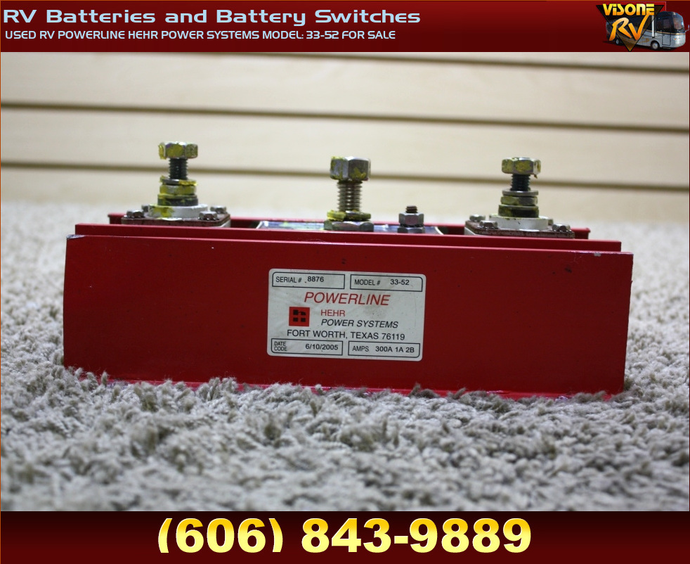 RV Accessories USED RV POWERLINE HEHR POWER SYSTEMS MODEL 3352 FOR