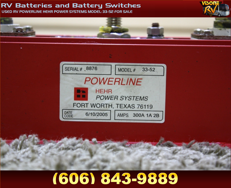 RV Accessories USED RV POWERLINE HEHR POWER SYSTEMS MODEL 3352 FOR