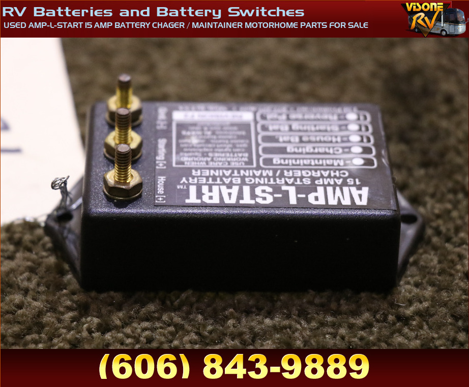 RV Accessories USED AMPLSTART 15 AMP BATTERY CHAGER / MAINTAINER