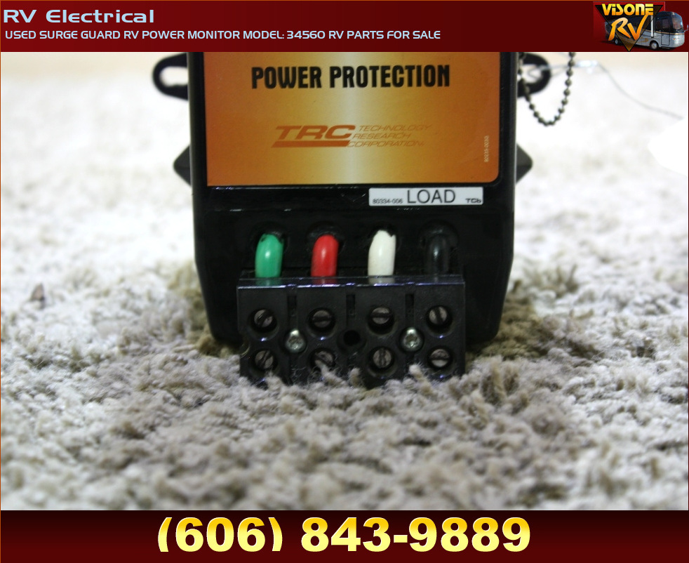 RV Accessories USED SURGE GUARD RV POWER MONITOR MODEL 34560 RV PARTS