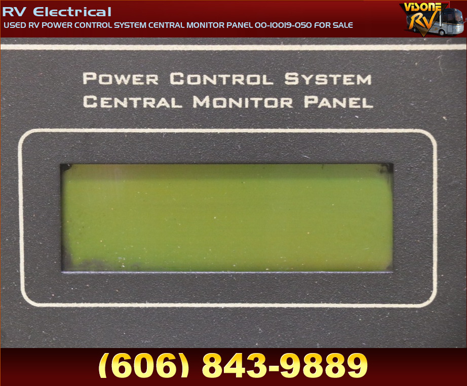 RV Accessories USED RV POWER CONTROL SYSTEM CENTRAL MONITOR PANEL 00