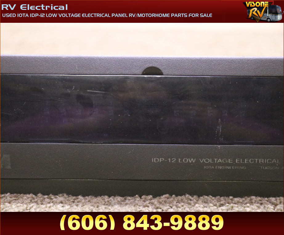 RV Accessories USED IOTA IDP12 LOW VOLTAGE ELECTRICAL PANEL RV
