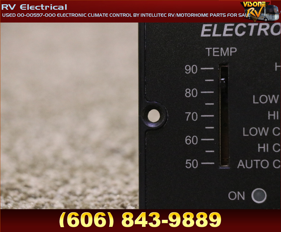RV Accessories USED 0000597000 ELECTRONIC CLIMATE CONTROL BY INTELLITEC RV/MOTORHOME PARTS FOR