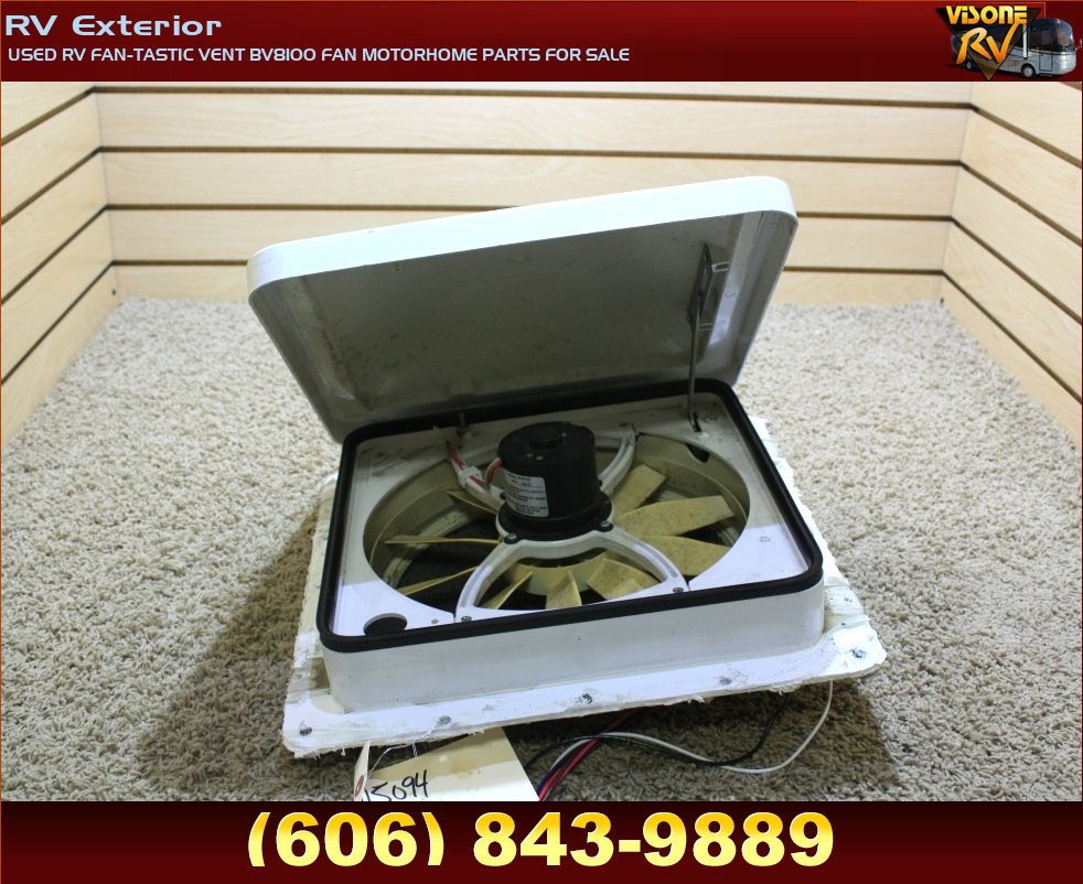 RV Accessories USED RV FANTASTIC VENT BV8100 FAN MOTORHOME PARTS FOR SALE RV Exterior FAN