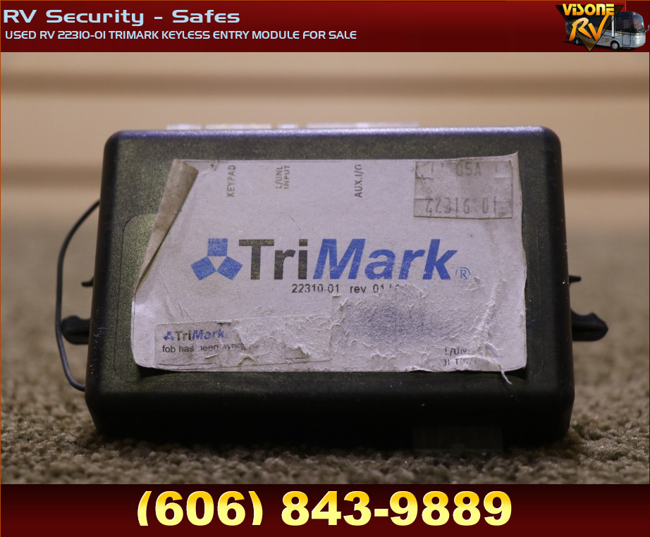 RV Accessories USED RV 2231001 TRIMARK KEYLESS ENTRY MODULE FOR SALE