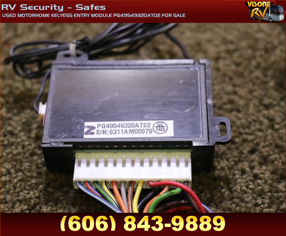 RV Accessories USED MOTORHOME KELYESS ENTRY MODULE PG49549320AT02 FOR