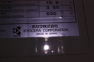 USED PHOTOVOLTAIC MODULE KC60 FOR SALE