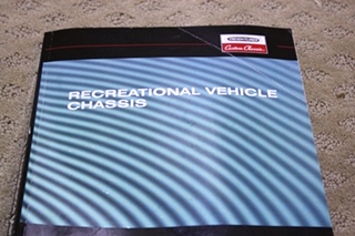 USED RECREATIONAL VEHICLE CHASSIS OPERATORS MANUAL FOR SALE
