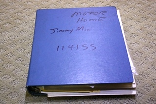 USED 1978 JIMMY MINI OWNERS MANUAL BINDER FOR SALE