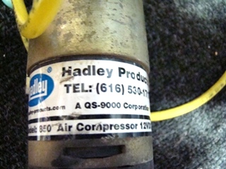 HADLEY AIRHORNS SET INCLUDES AIR COMPRESSOR AND TANK 