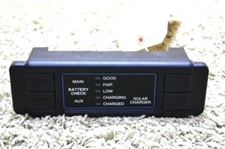 USED RV INTELLITEC BATTERY CHECK PANEL 00-00576-100 MOTORHOME PARTS FOR SALE