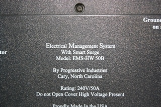 USED RV ELECTRICAL MANAGEMENT SYSTEM WITH SMART SURGE EMS-HW-50B FOR SALE