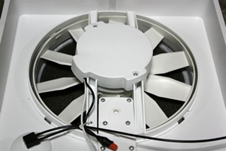 Heng's New Vortex I White Single Speed 12V 12 Volt RV Camper Motorhome  Ceiling Vent Fan Replacement Upgrade KIT Model 90043-CR