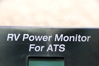 USED MOTORHOME RV POWER MONITOR FOR ATS BY SURGE GUARD RV PARTS FOR SALE