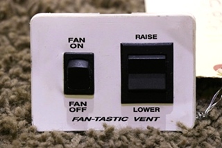 USED FANTASTIC-VENT SWITCH PANEL RV PARTS FOR SALE