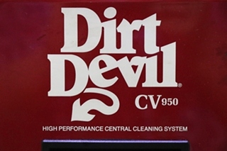 USED CV950 DIRT DEVIL CENTRAL VACUUM CLEANER MOTORHOME PARTS FOR SALE