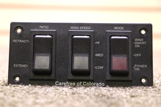 USED MOTORHOME CAREFREE OF COLORADO 3 SWITCH PANEL FOR SALE