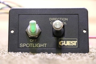 USED GUEST SPOTLIGHT CONTROL SWITCH PANEL RV/MOTORHOME PARTS FOR SALE