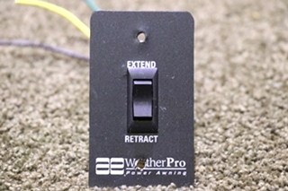 USED EXTEND/RETRACT AE WEATHERPRO POWER AWNING SWITCH PANEL MOTORHOME PARTS FOR SALE
