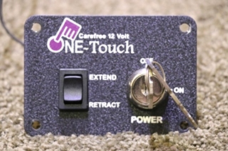 USED RV/MOTORHOME CAREFREE 12 VOLT ONE-TOUCH SWITCH PANEL FOR SALE