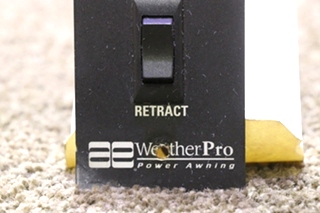 USED AE WEATHERPRO POWER AWNING EXTEND/RETRACT SWITCH PANEL RV/MOTORHOME PARTS FOR SALE
