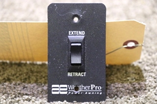 USED AE WEATHERPRO POWER AWNING EXTEND/RETRACT SWITCH PANEL RV PARTS FOR SALE