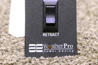 USED EXTEND / RETRACT AE WEATHERPRO POWER AWNING SWITCH PANEL MOTORHOME PARTS FOR SALE