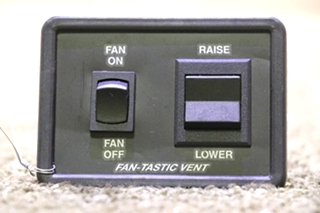 USED FAN-TASTIC VENT SWITCH PANEL MOTORHOME PARTS FOR SALE
