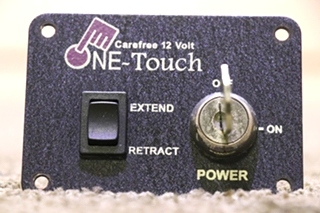 USED CAREFREE 12 VOLT ONE TOUCH KEY & SWITCH PANEL MOTORHOME PARTS FOR SALE