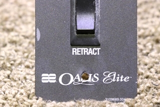 USED 3109689.004 AE OASIS ELITE EXTEND / RETRACT SWITCH PANEL RV/MOTORHOME PARTS FOR SALE