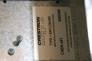 USED CRESTRON CAEN-4X1 AUTOMATION ENCLOSURE MOTORHOME PARTS FOR SALE