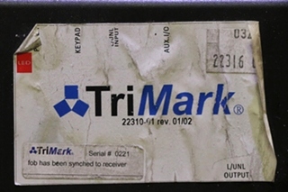 USED 22310-11 TRIMARK KEYLESS ENTRY MODULE RV/MOTORHOME PARTS FOR SALE