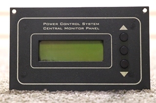 USED RV POWER CONTROL SYSTEM CENTRAL MONITOR PANEL 00-10019-050 FOR SALE