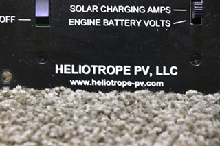 USED HELIOTROPE PV SOLAR MONITOR PANEL RV PARTS FOR SALE